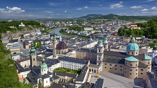 Blick von der Festung Hohensalzburg