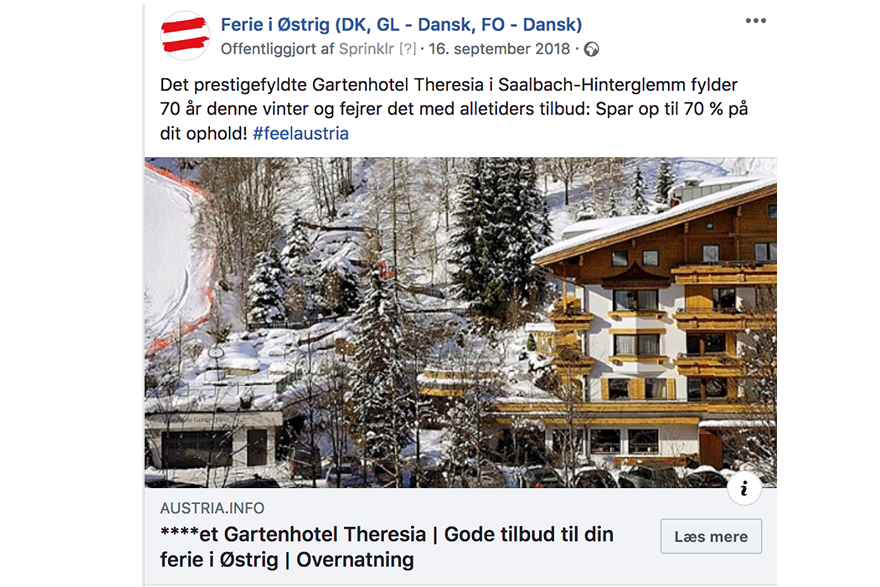 Facebook-Post Beispiel