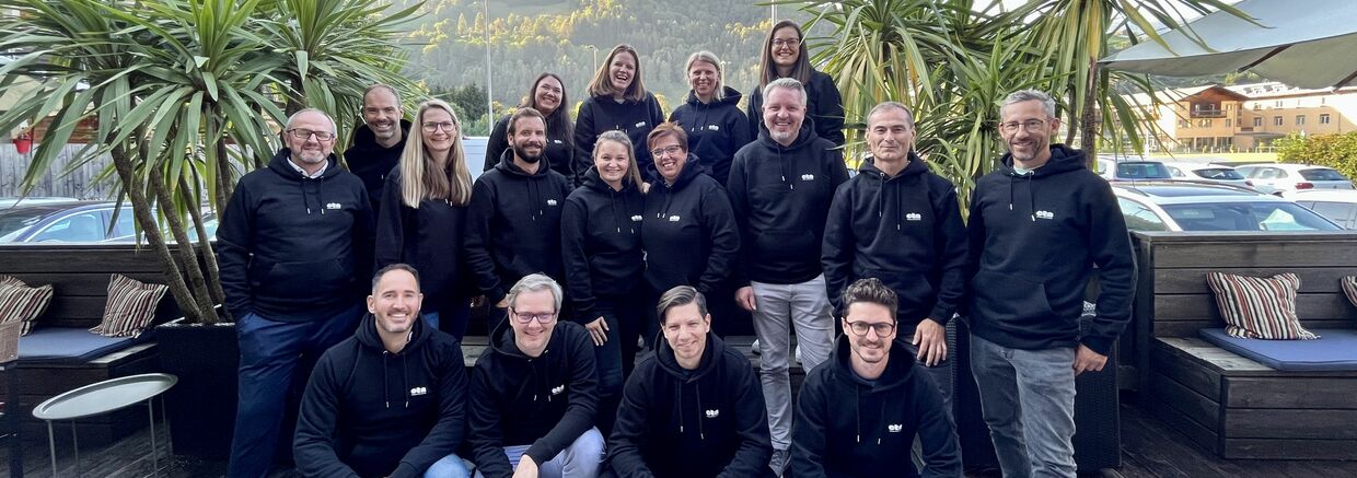 Gruppenfoto der Teilnehmer:innen am Workshop in Kaprun