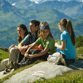 Familie auf der Alm