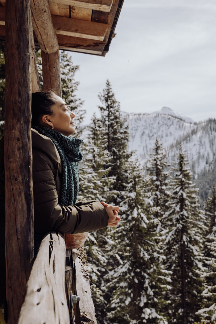 Auf der Suche nach dem Winterlicht - gemütliche Hütte in der Region Altenmarkt-Zauchensee