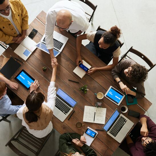 Foto von Oben, Workshop, Menschen